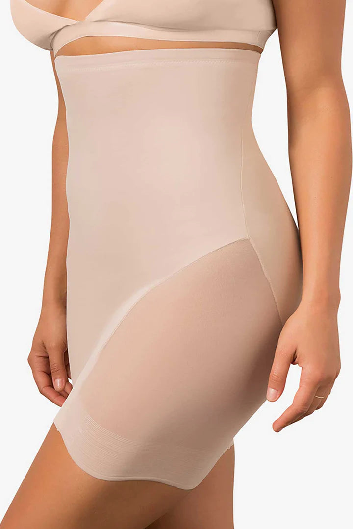 Hi-Waist Slip Shapewear - Warm Beige