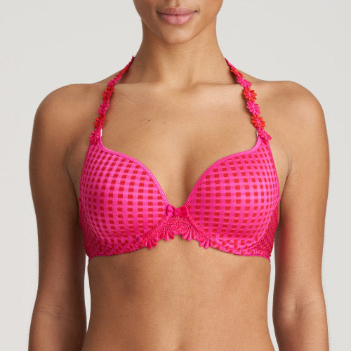 Avero Paddded Heart Shape Bra - Electric Pink