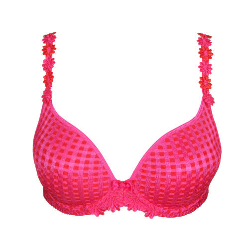 Avero Paddded Heart Shape Bra - Electric Pink