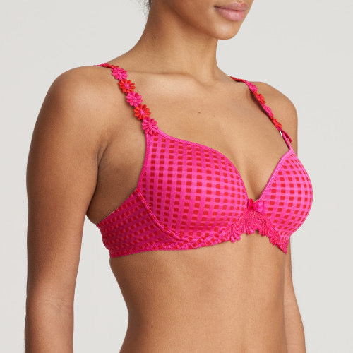 Avero Paddded Heart Shape Bra - Electric Pink