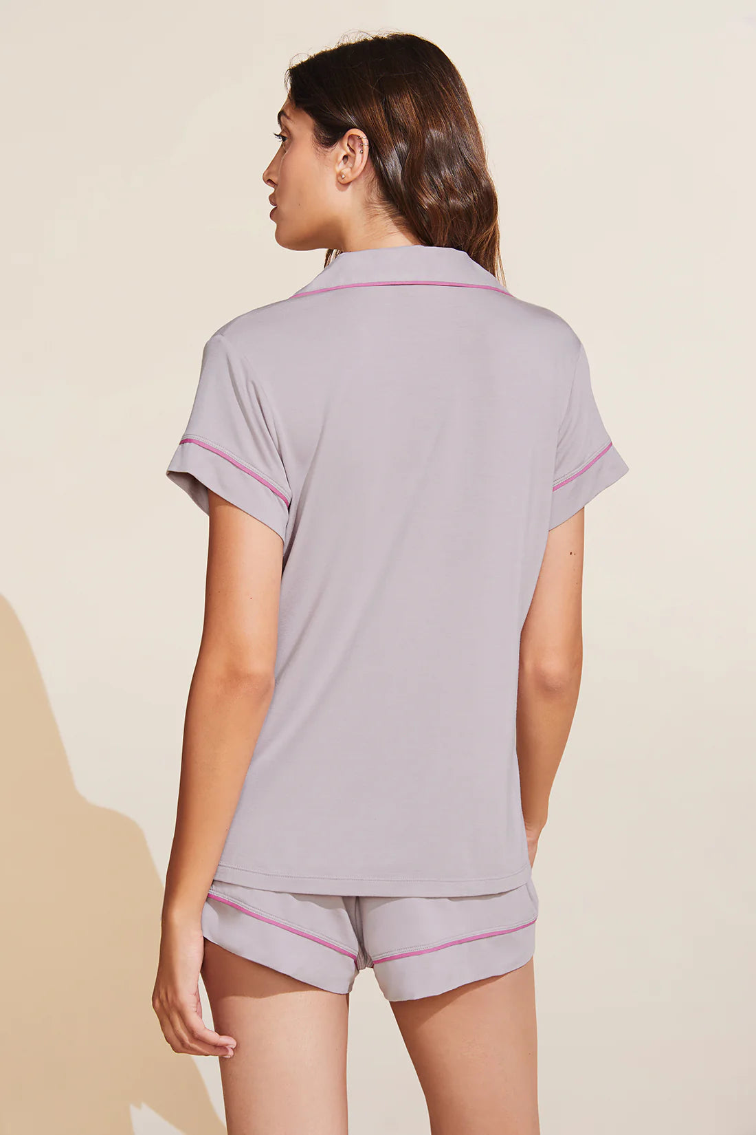 Gisele Modal Shortie Set - Italian Rose