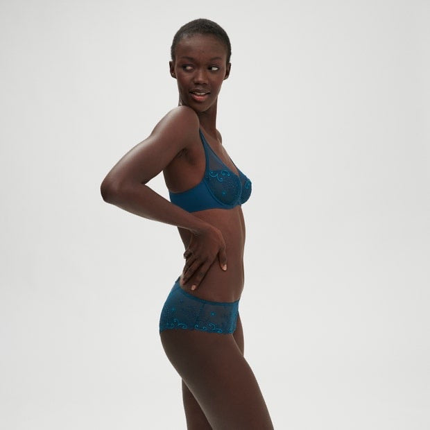 Delice Plunge Full Cup Bra - Prestige Blue