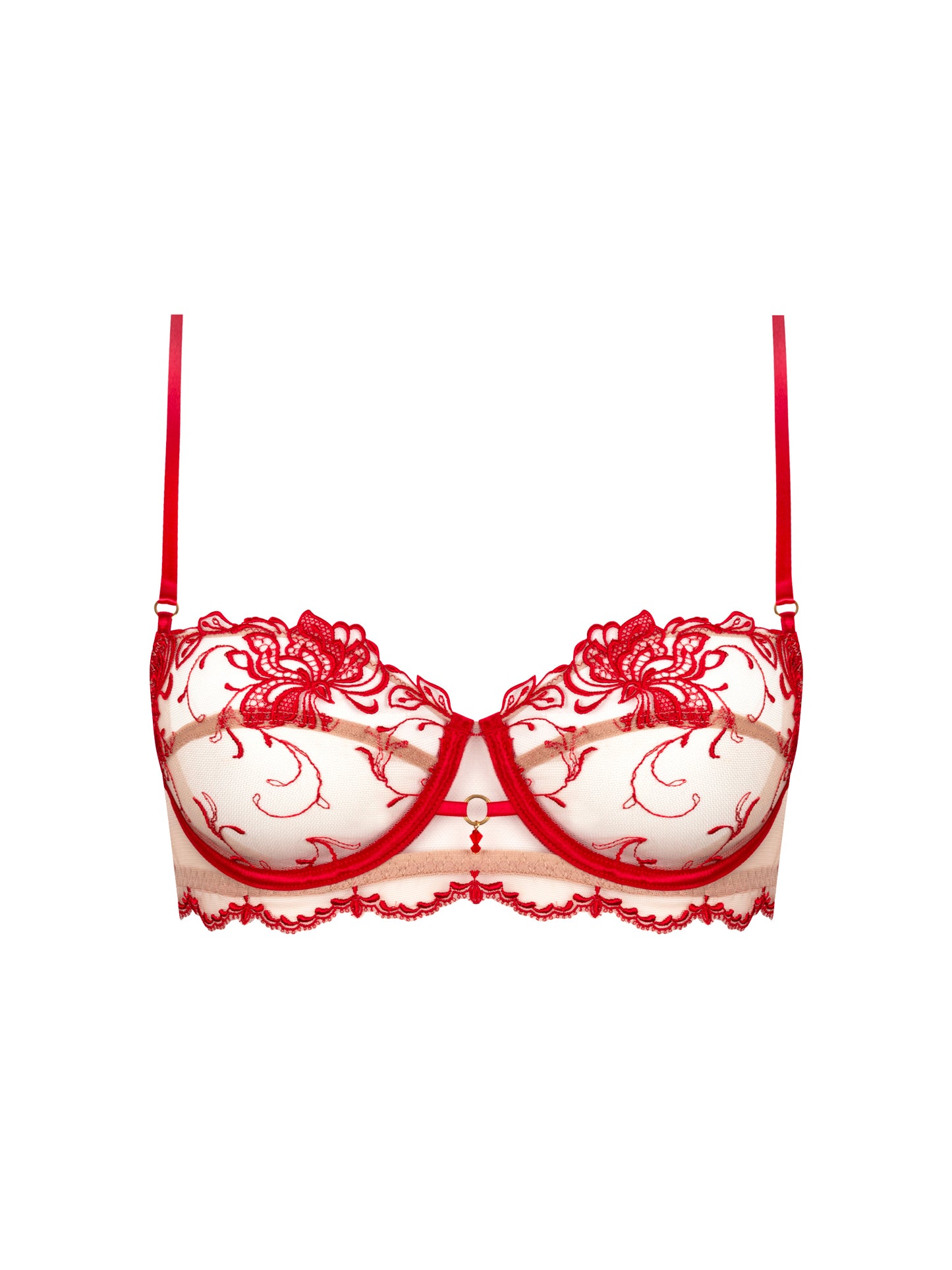 Eblouissant Eros Half Cup Bra - Nude Solaire