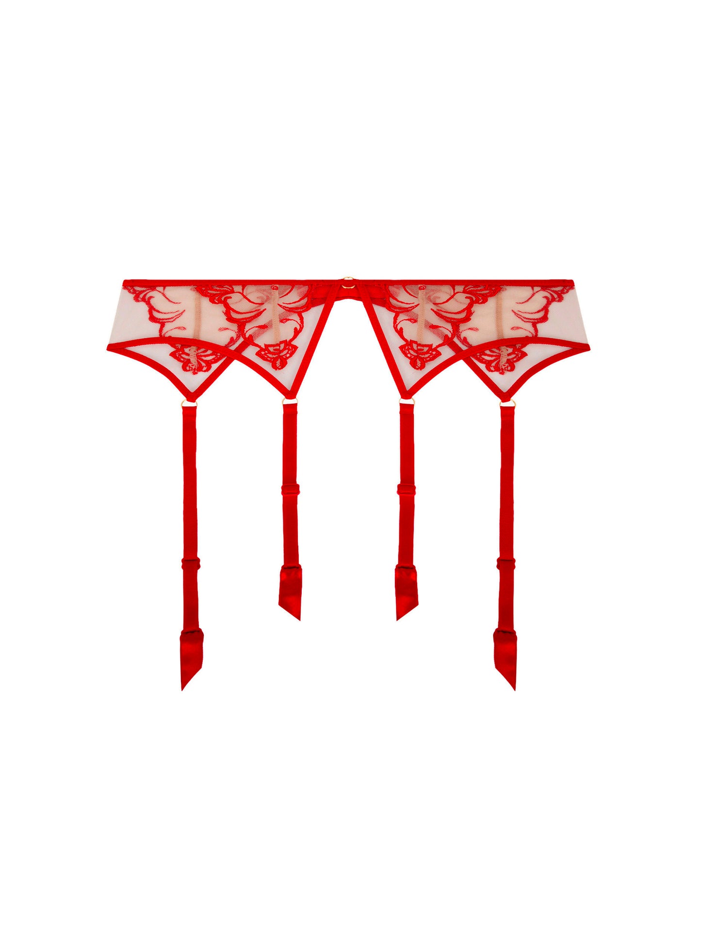 Eblouissant Eros Suspender Belt - Nude Solaire