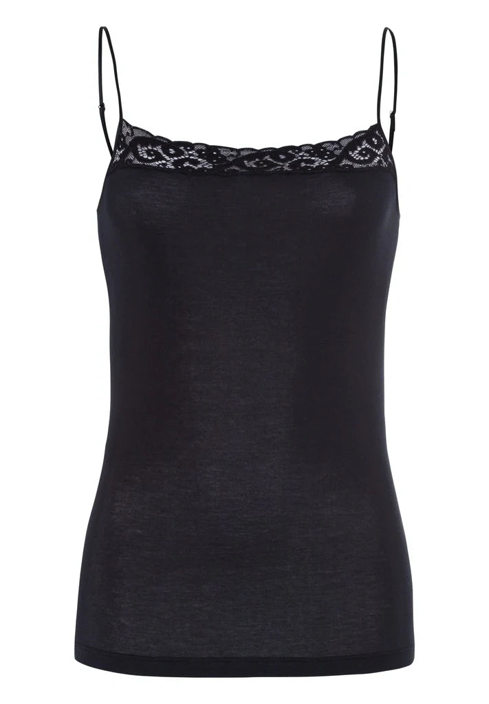 Moments Lace Time Vest - Black