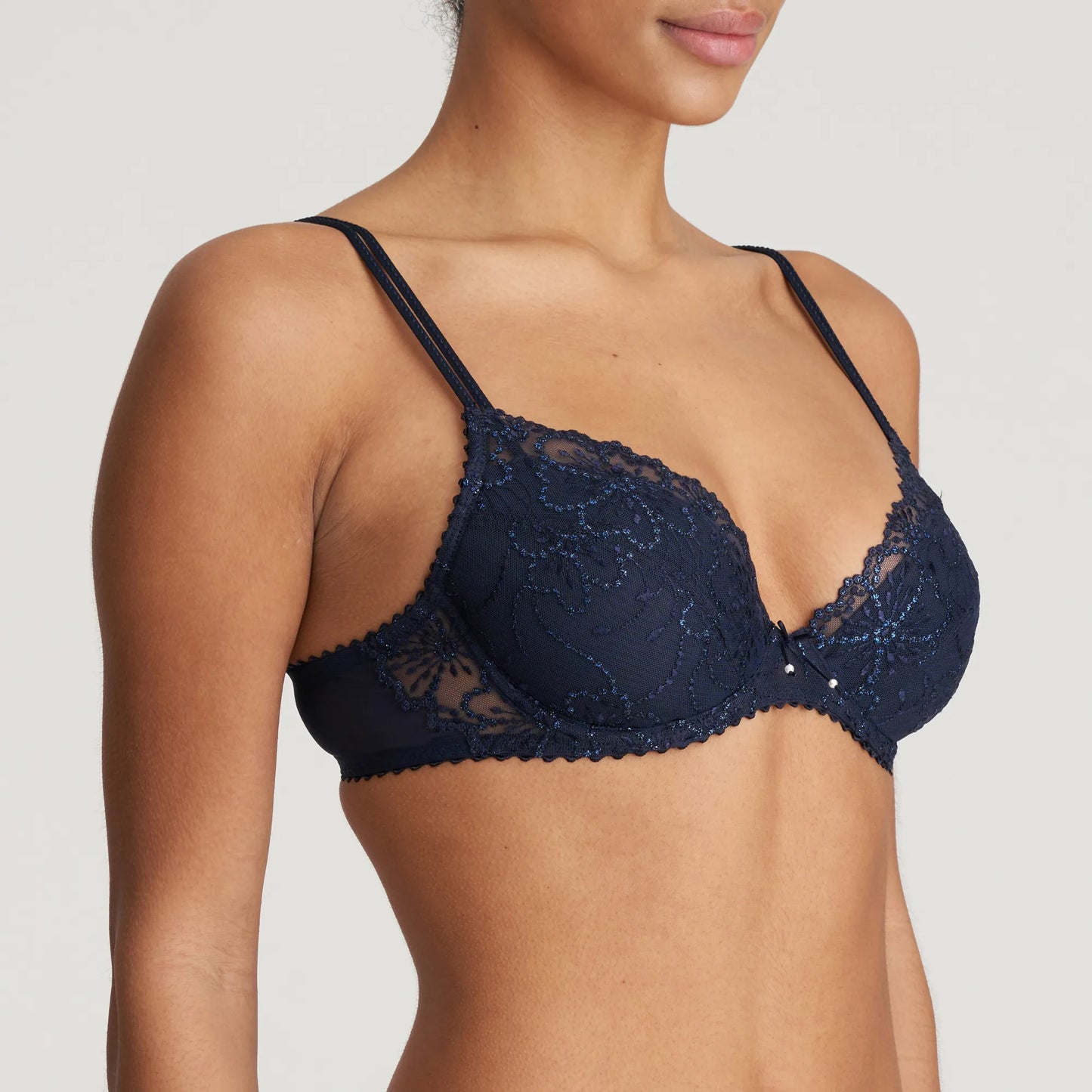 Jane Push Up Bra - Velvet blue