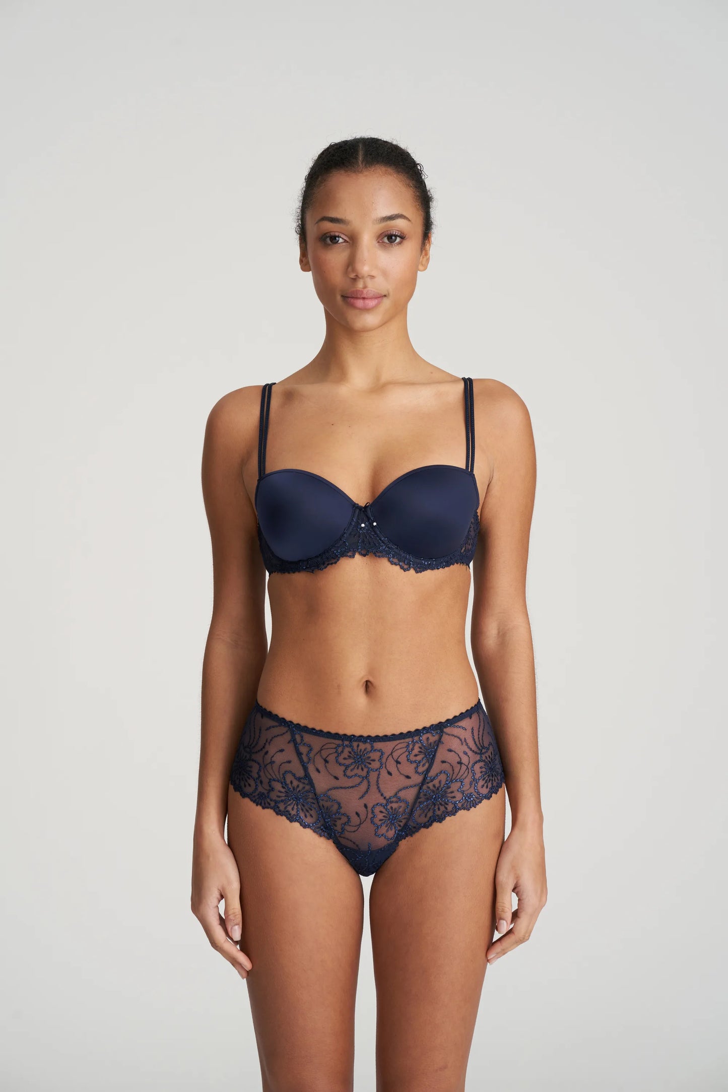 Jane Luxury Thong - Velvet Blue