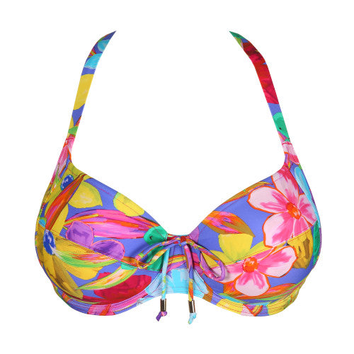 Sazan Full Cup Bikini Top - Blue Bloom