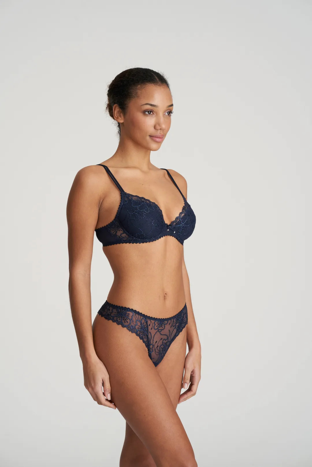 Jane Push Up Bra - Velvet blue