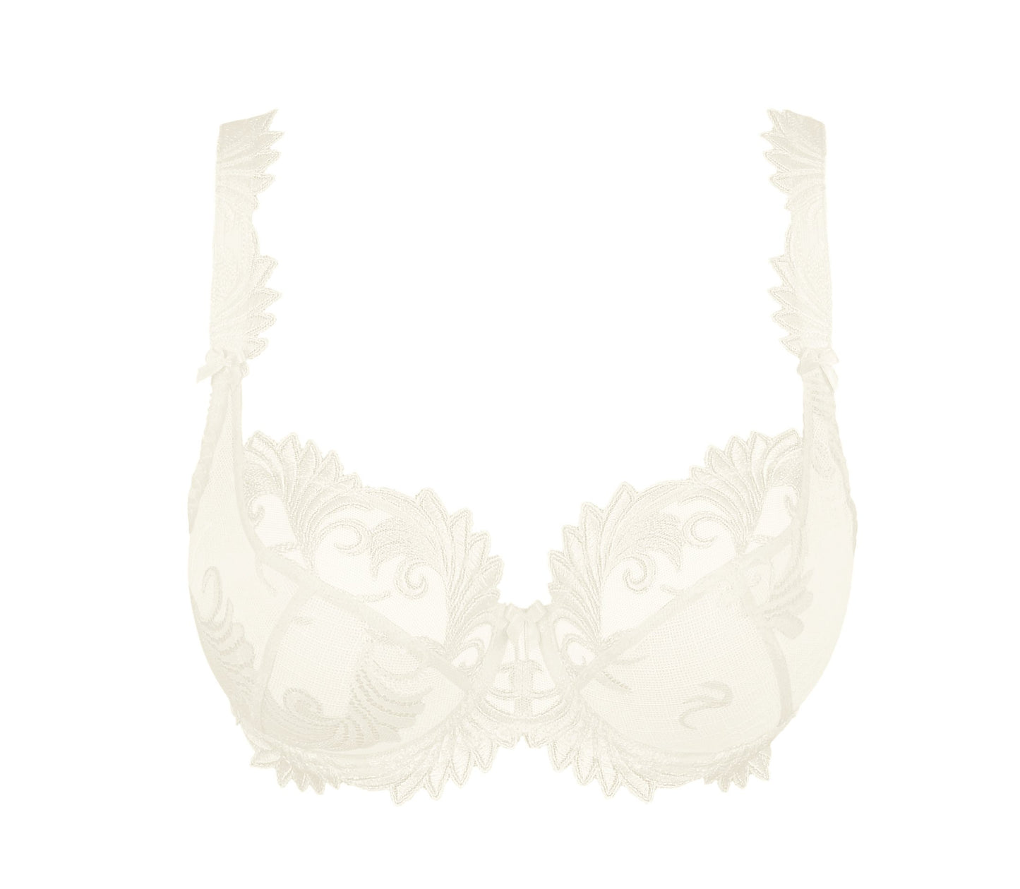 Thalia Underwired Low-Necked Bra - Perle