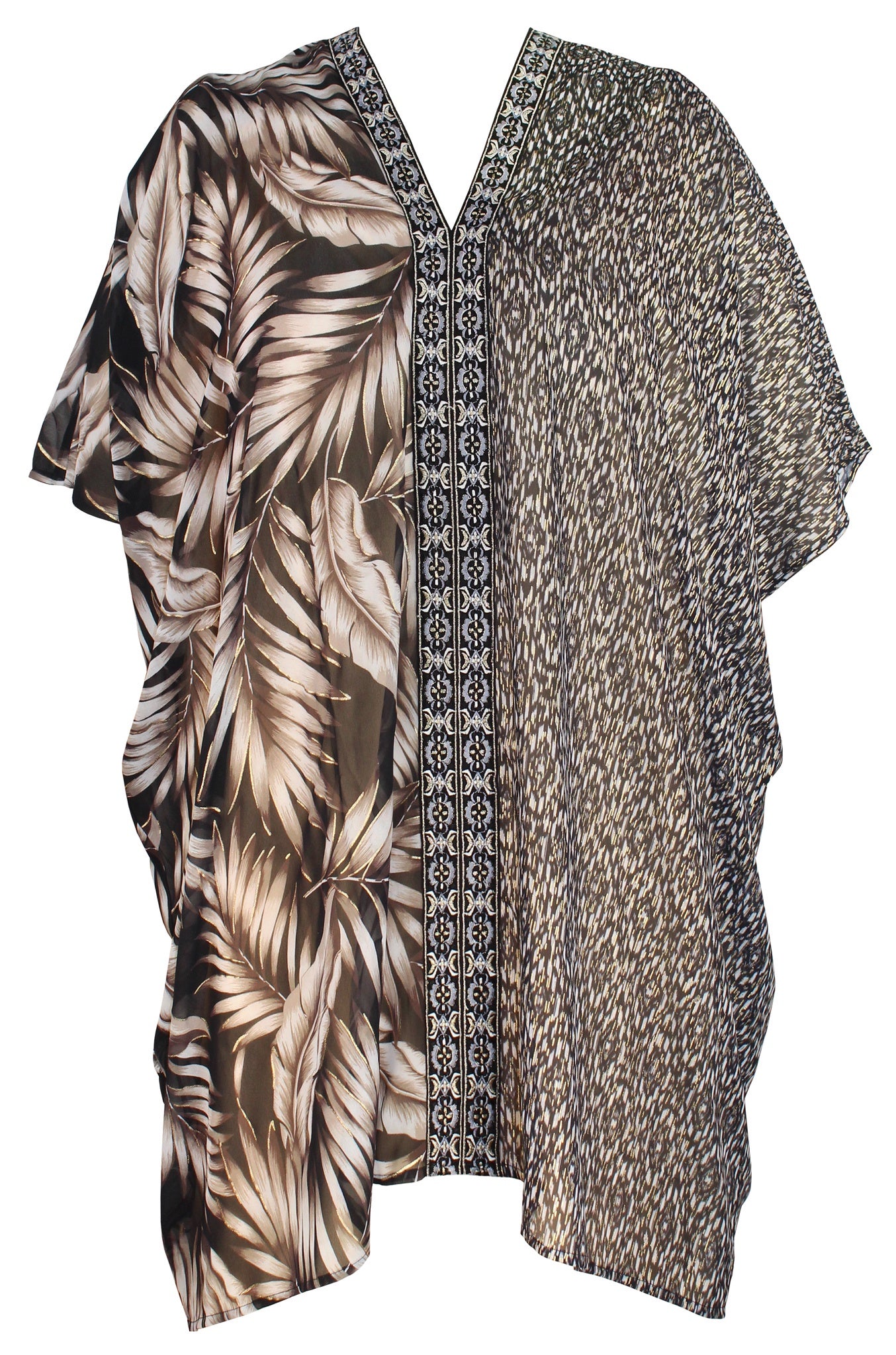 Oasis Kaftan - Black/Multi