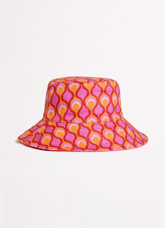 Birds of Paradise Bucket Hat - Chilli Red