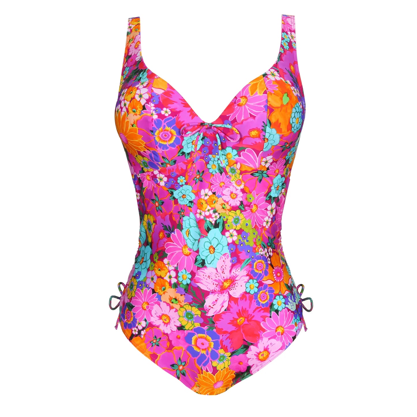 Najac Plunge Swimsuit - Floral Explosion