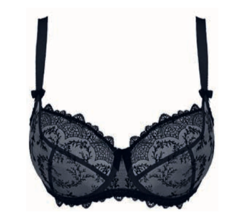 Louise Underwired Full Cup Bra - Marine - Limited Edition