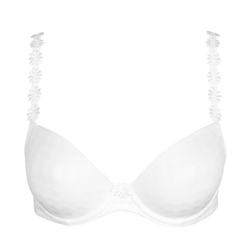 Avero Round Shape Padded Bra - White