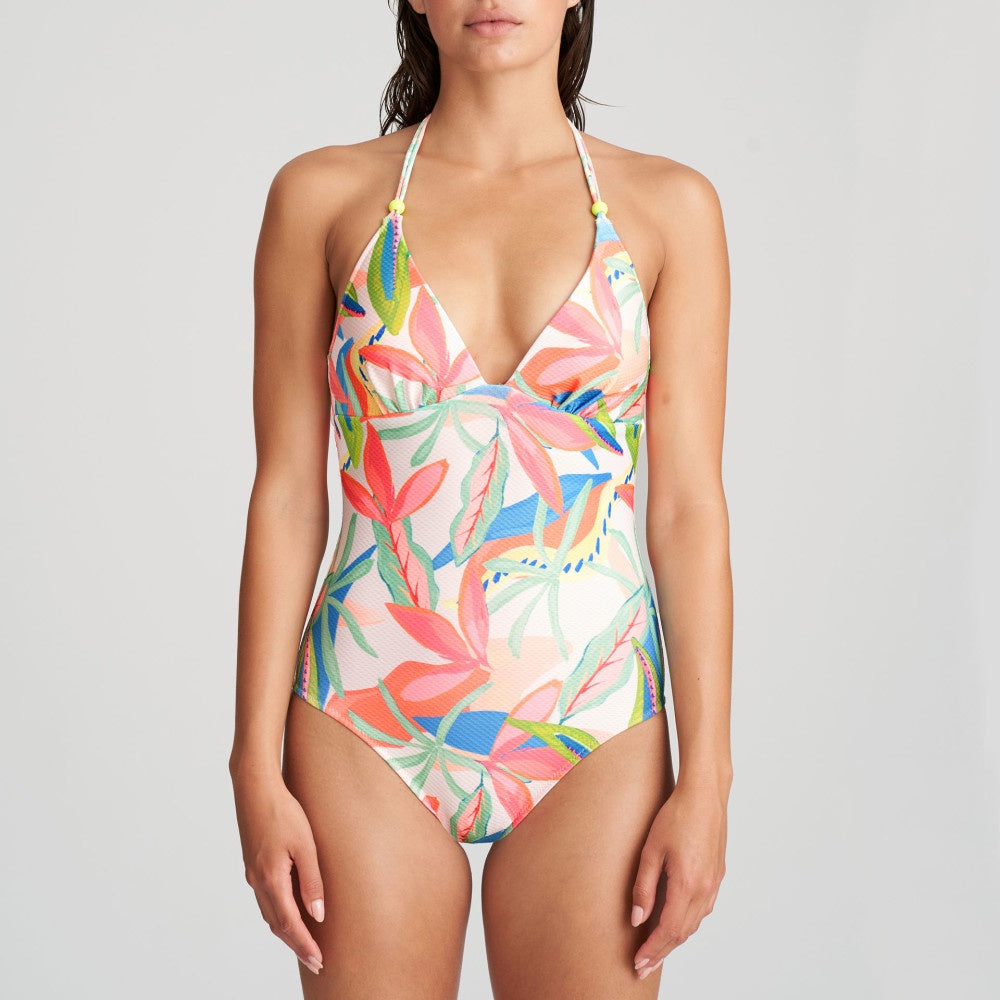 Tarifa Padded Swimsuit Wireless Swim - Tropical Blossom
