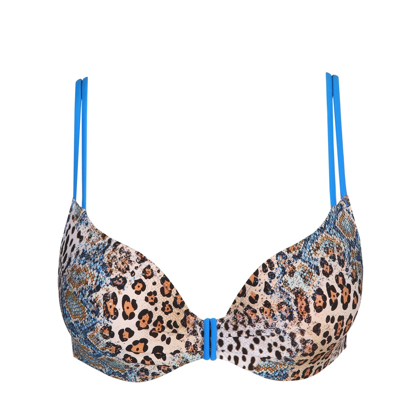 Minorca Padded Heart Shape Bikini Top - Sunny Cloud