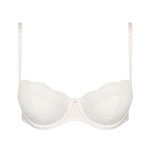 Pearl Balcony Padded Bra With Seam - Various Colours